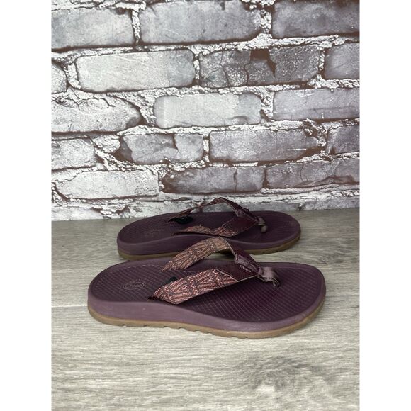 Chaco Lowdown Purple Polyester FlipFlops Beach Slide Sandals Women Sz 6M US/37EU - Picture 15 of 16